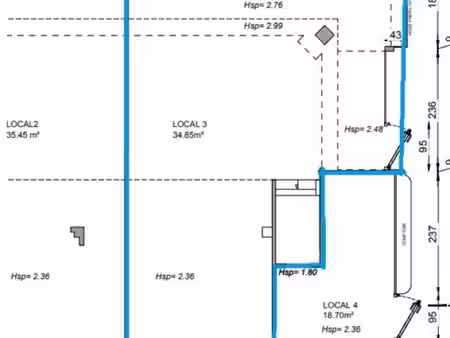 location commerce paris 75013 53m²
