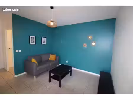 beau t2 meublé et récent avec garage et balcon – lyon 8 secteur bachut