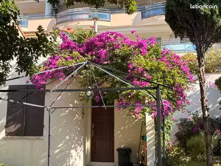 appartement t 1 dansvilla independante avec jardinet en bord de plage pour 1 personne avec