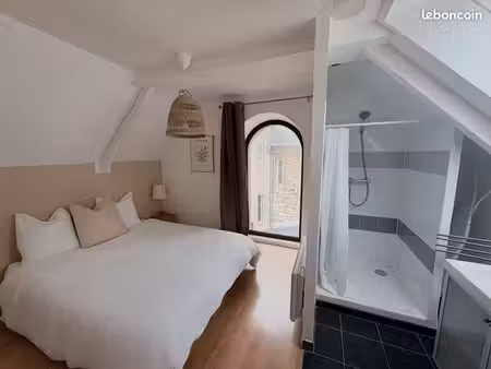 t2+ meublé 48 m² – centre-ville perros-guirec – parking