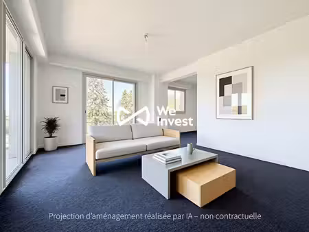 appartement t4/5 de 102 m² avec balcon  vue et garage à pau