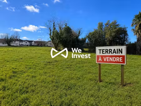 terrain constructible viabilisé de 502 m² à lescar