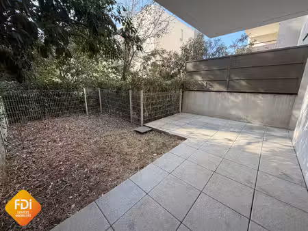 hopitaux facultes - f2 rez de jardin 45m2 + jardin + garage