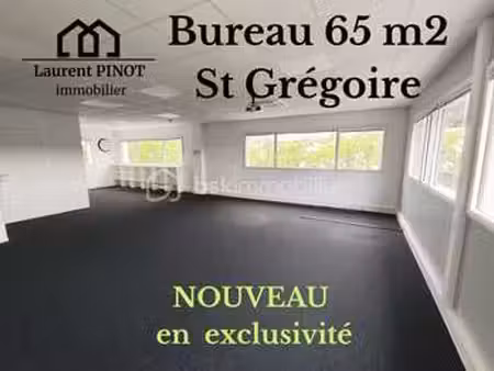 vente bureaux et commerces à saint-grégoire (35760) : à vendre / 65m² saint-grégoire