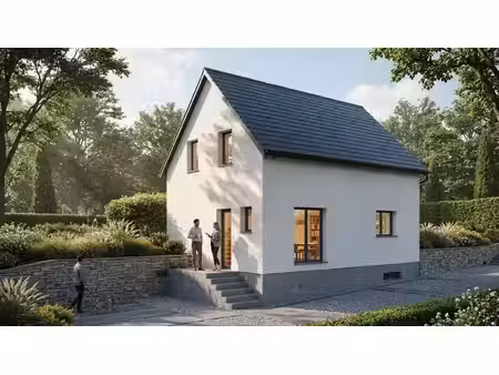 terrain avec maison neuve à vendre