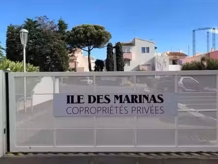 loue place de parking à l’année / île des marinas / le cap d’agde
