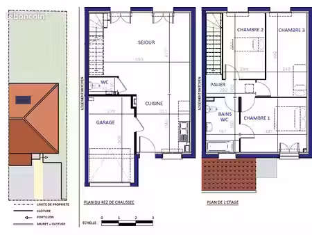 à louer - maison t4 de 80 m² avec jardin  garage et 2 places de parking