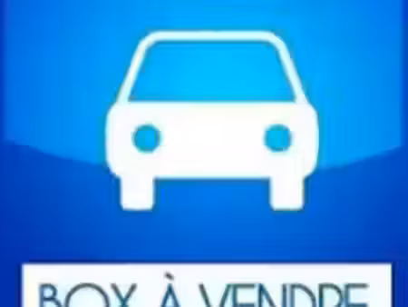 box fermé et sécurisé (possibilité d'un deuxième)