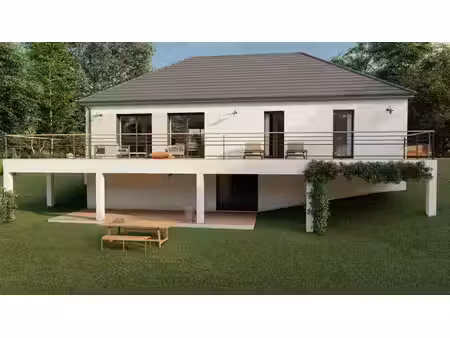 terrain avec maison neuve à vendre