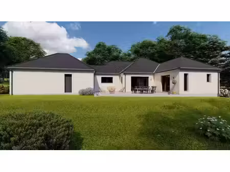 terrain avec maison neuve à vendre