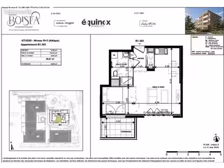 appartement 1 pièce 38 m²