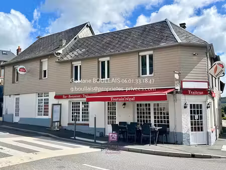 pont audemer - restaurant bar  terrasse - 56.000 euros