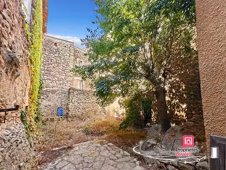 maison en pierre à rénover : jardin  garage  grenier aménageable