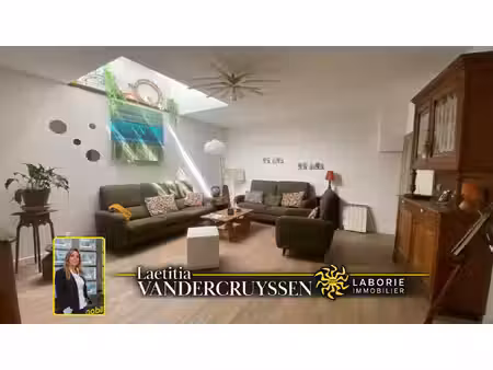a vendre paraza maison de village t4 de 108 m2 avec terrasse