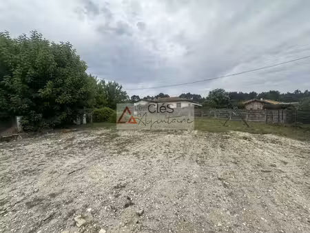 achat terrain 1 044m² ayguemorte les graves 33640