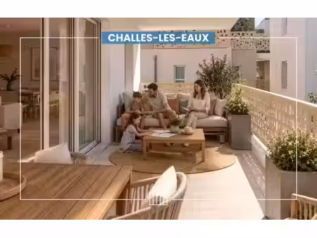 vente appartement neuf 4 pièces 85m2 challes-les-eaux - 540000 € - surface privée
