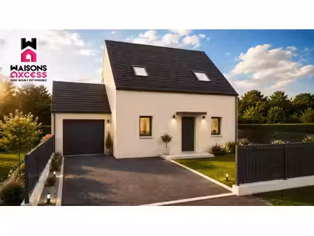 terrain avec maison neuve à vendre