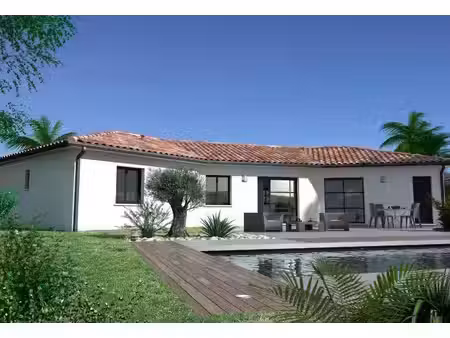terrain avec maison neuve à vendre