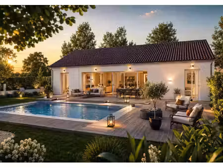 terrain avec maison neuve à vendre