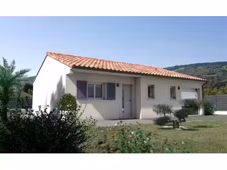 terrain avec maison neuve à vendre