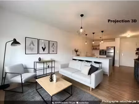 saint-benoît - t2 avec balcon et parking sécurisé - libre de toute occupation