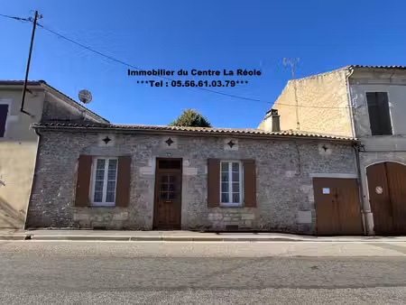 castets et castillon - maison de village de 83 m2 avec cour 