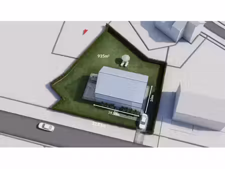 terrain à bâtir pour une maison 4 façades à vendre à leest