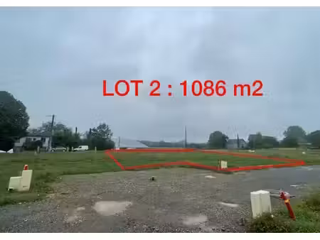 vente terrain 1086 m² à biron (64300)  76 100 €