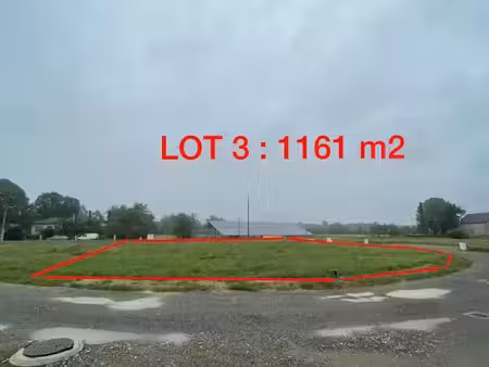 vente terrain 1161 m² à biron (64300)  75 500 €