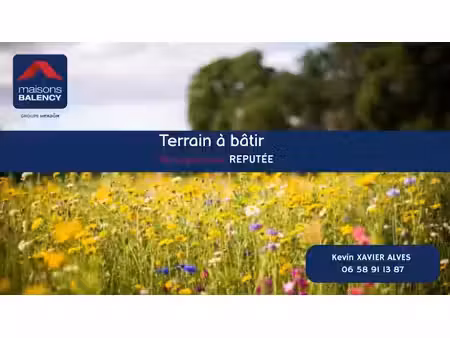 vente terrain 1230 m² à louviers (27400)  66 000 €
