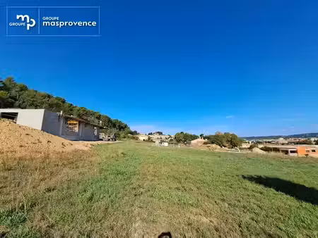 vente terrain 1200 m² à aix-en-provence (13090)  750 000 €