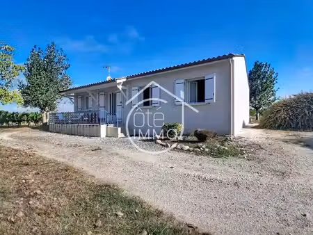 st andre/appelles : villa ppied t4 garage terrain 2000 m²