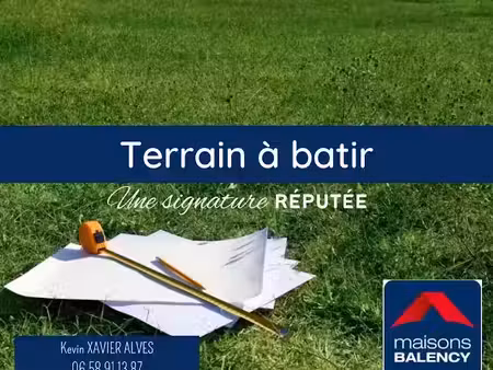 vente terrain 1010 m² à alizay (27460)  155 000 €