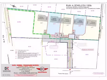 vente terrain 387 m² à peyrolles-en-provence (13860)  167 000 €