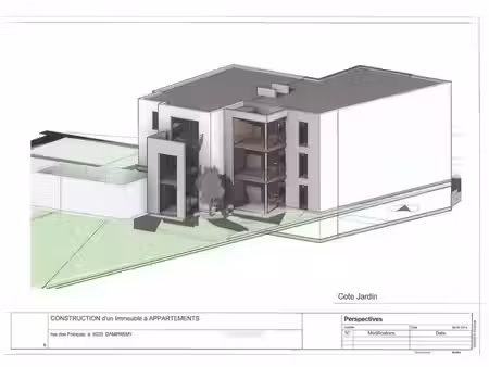 terrain à bâtir + 2 garages