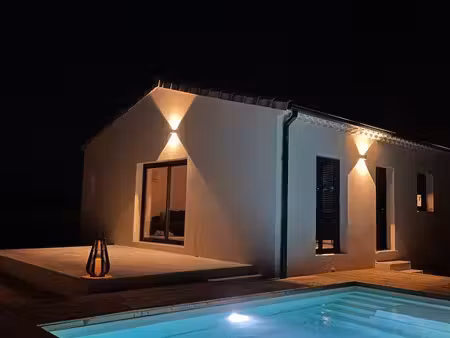 maison 3 chambres avec piscine