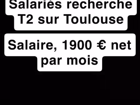 cherche appartement t2 sur toulouse