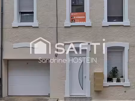 appartement duplex avec 3 chambres-mezzanine-caves-garage et jardin!