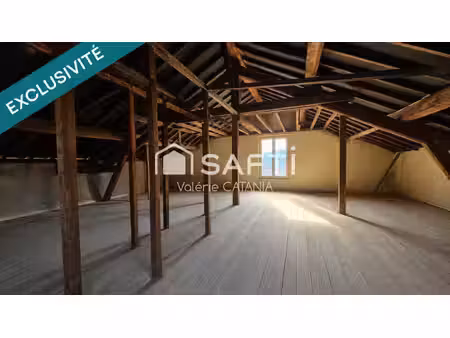 moirans  centre-ville- futur appartement - vendu en plateau à aménager de 87m² utiles et 7