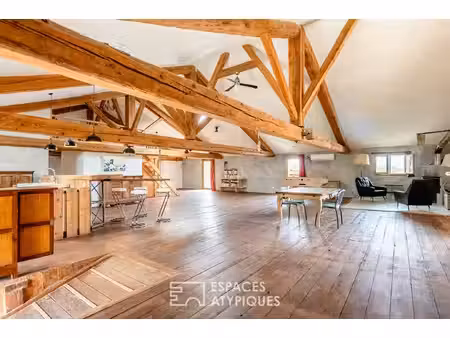 ancienne cave réhabilitée en loft avec piscine et fort potentiel - mailhac
