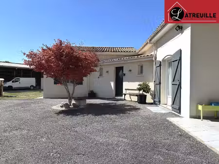 maison plain-pied 139 m² – 4 chambres – terrain 2 000 m² & 2 grands garages à 15 min de...