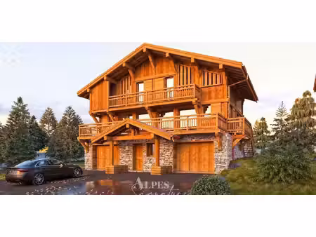 chalet avec vue panoramique et terrasse les gets (74)