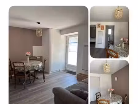 location rdc 2 pièces + grand extérieur proximité commerces