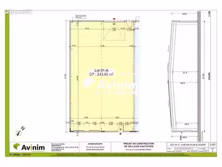 local 249 m² épinal