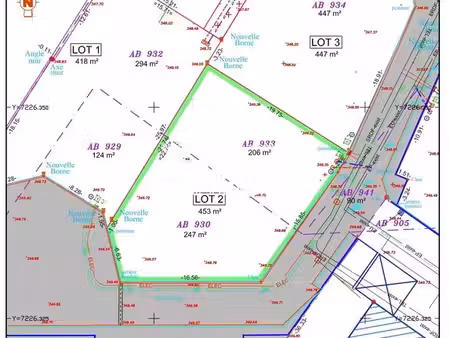 terrain 453 m² vittel