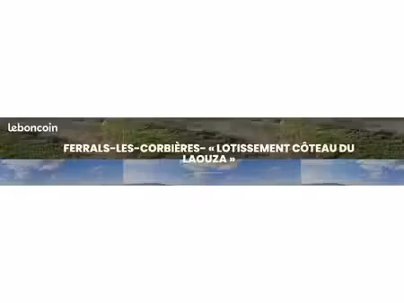 terrain 431 m² ferrals les corbieres