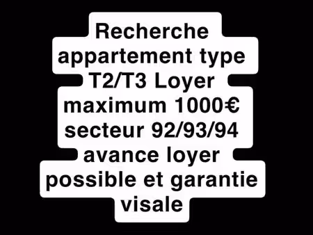 recherche logement t2/t3