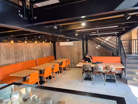 restaurant 128 m² clé en main – extraction – terrasse – façade 11 m