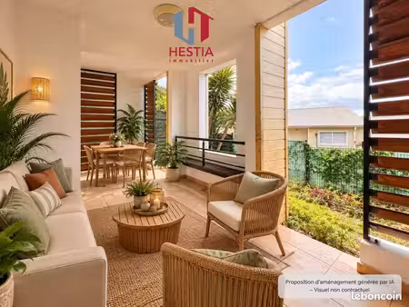 duplex 77 m² saint-paul