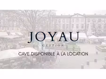 cave de 30 m² - place saint- georges